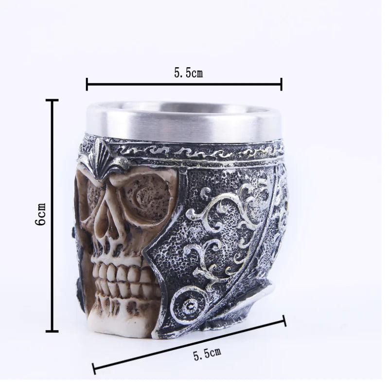 3D Skull Wine Glass, Skull Cup, Drinking Glass