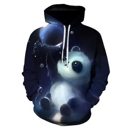 Men's 3D Skull Print Hoodie Jacket for Cross-Border Trade