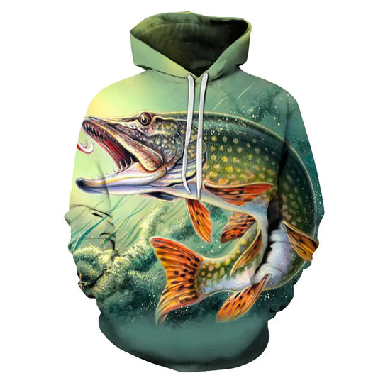 Men's 3D Skull Print Hoodie Jacket for Cross-Border Trade