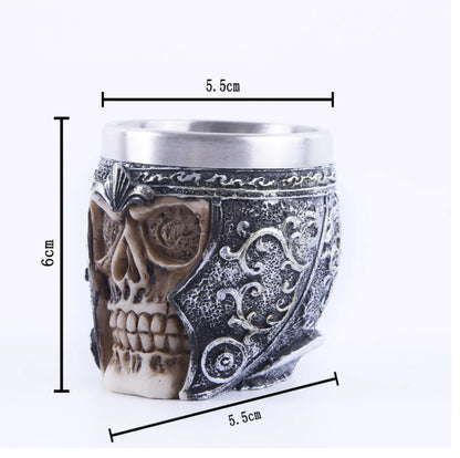 3D Skull Wine Glass, Skull Cup, Drinking Glass